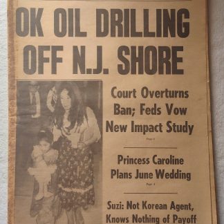 New York Daily News 26 August 1977 New Jersey Offshore Drilling Suzi Thompson ..