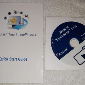 Acronis True Image 2014 For 1 Computer PC Backup Recovery Software w/ Disc, SN