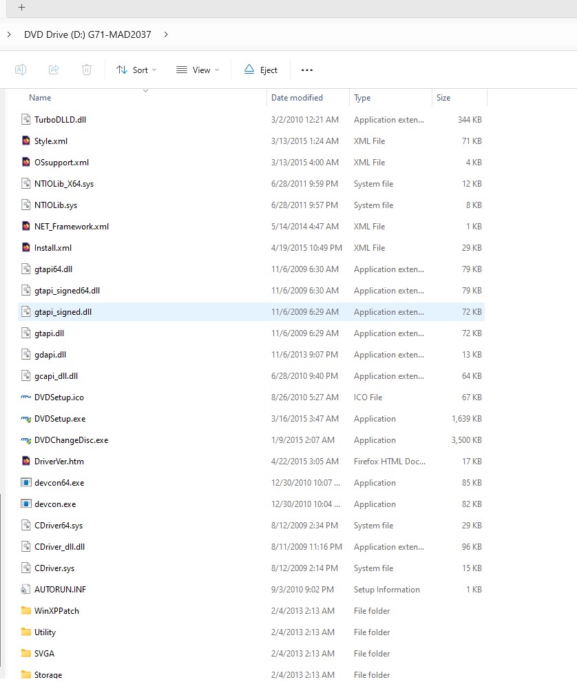 ISO Image of Original Driver CD Disc for MSI 990FXA Gaming Motherboard 2015 - Image 2