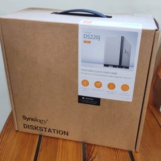 New in Box Old Stock Synology DS220J 2-Bay Diskless NAS Network Attached Storage