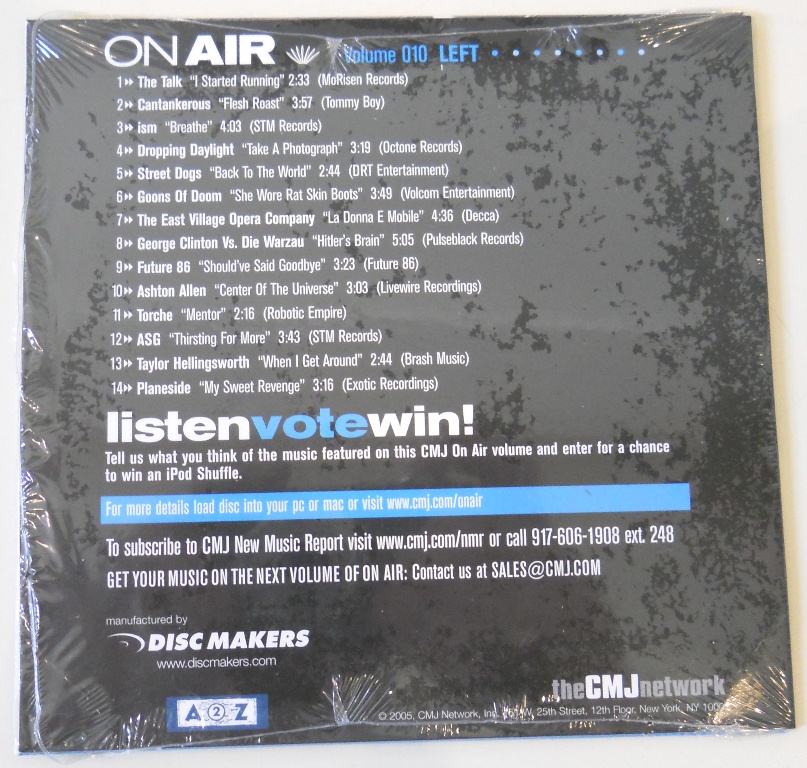 CMJ On Air Vol. 010 LEFT September 2005 - Image 2