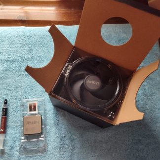 AMD Ryzen 5 1600AF CPU Socket AM4 Processor YD1600BBAFBOX w/ Heatsink Fan, Paste