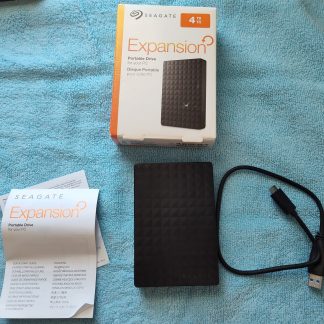 Seagate Expansion Portable 4TB External 2.5" USB 3.0 Hard Disk Drive STEA4000400