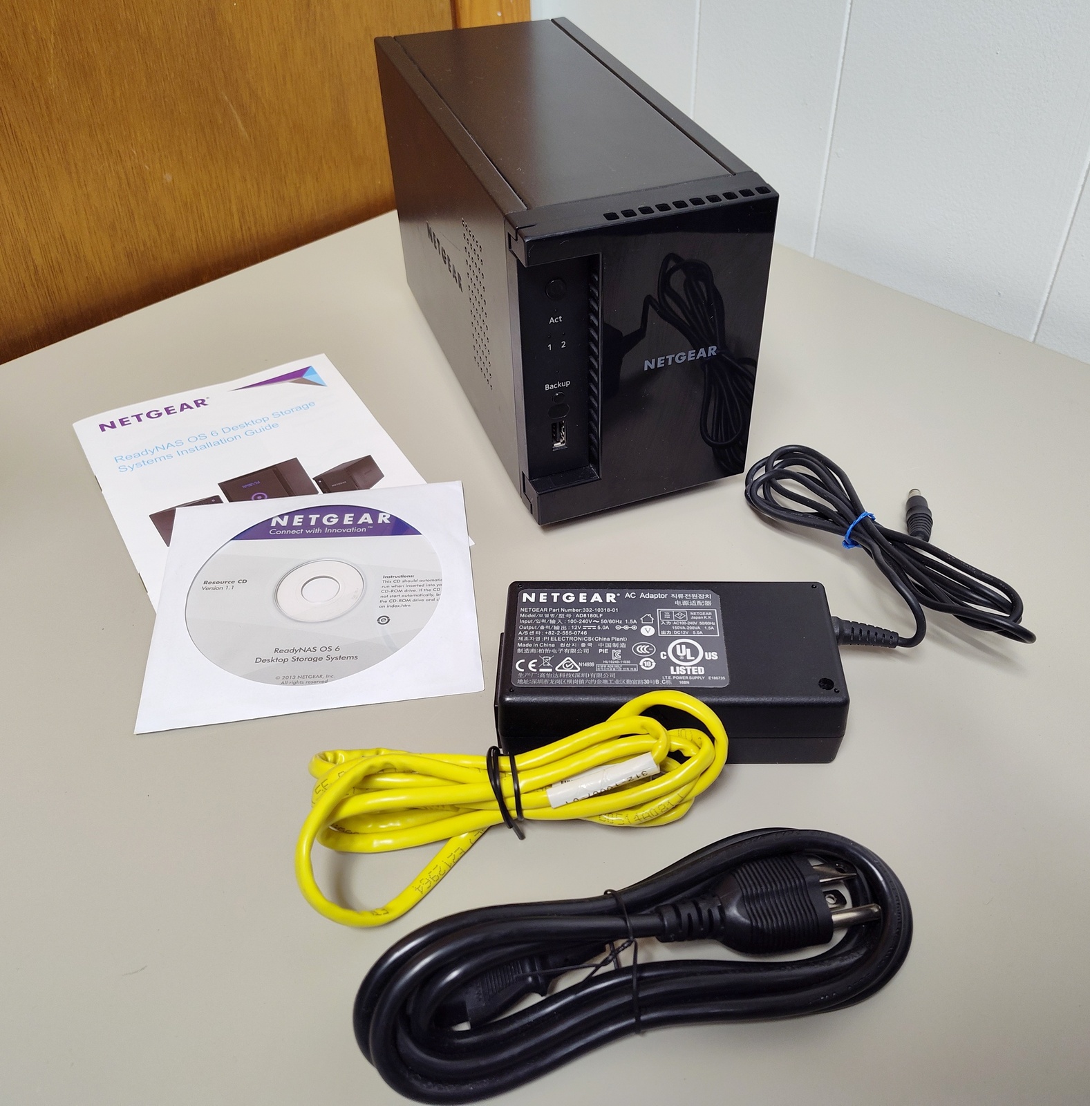 Netgear ReadyNAS RN10200-100NAS 4TB (2 x 2TB) 2-Bay NAS Network Attached Storage