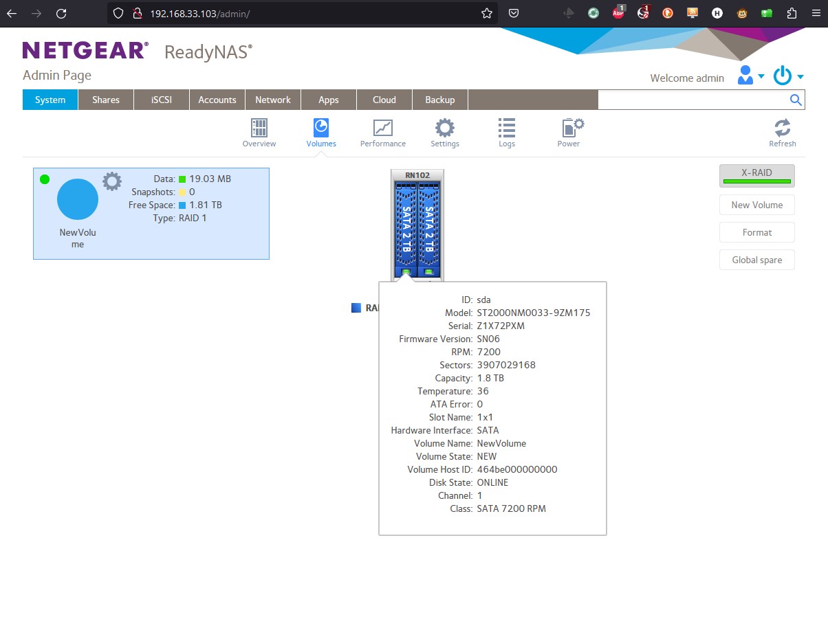 Netgear ReadyNAS RN10200-100NAS 4TB (2 x 2TB) 2-Bay NAS Network Attached Storage - Image 13