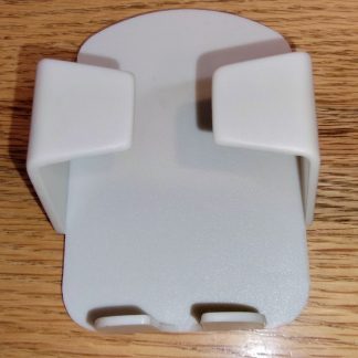 Beige Plastic Side of Monitor Mouse Pouch Pocket Holder Organizer Caddy 1990s