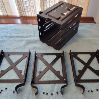 Black Steel 3.5" HDD Hard Disk Drive Bracket Holder 4 Corsair Vengeance C70 Case