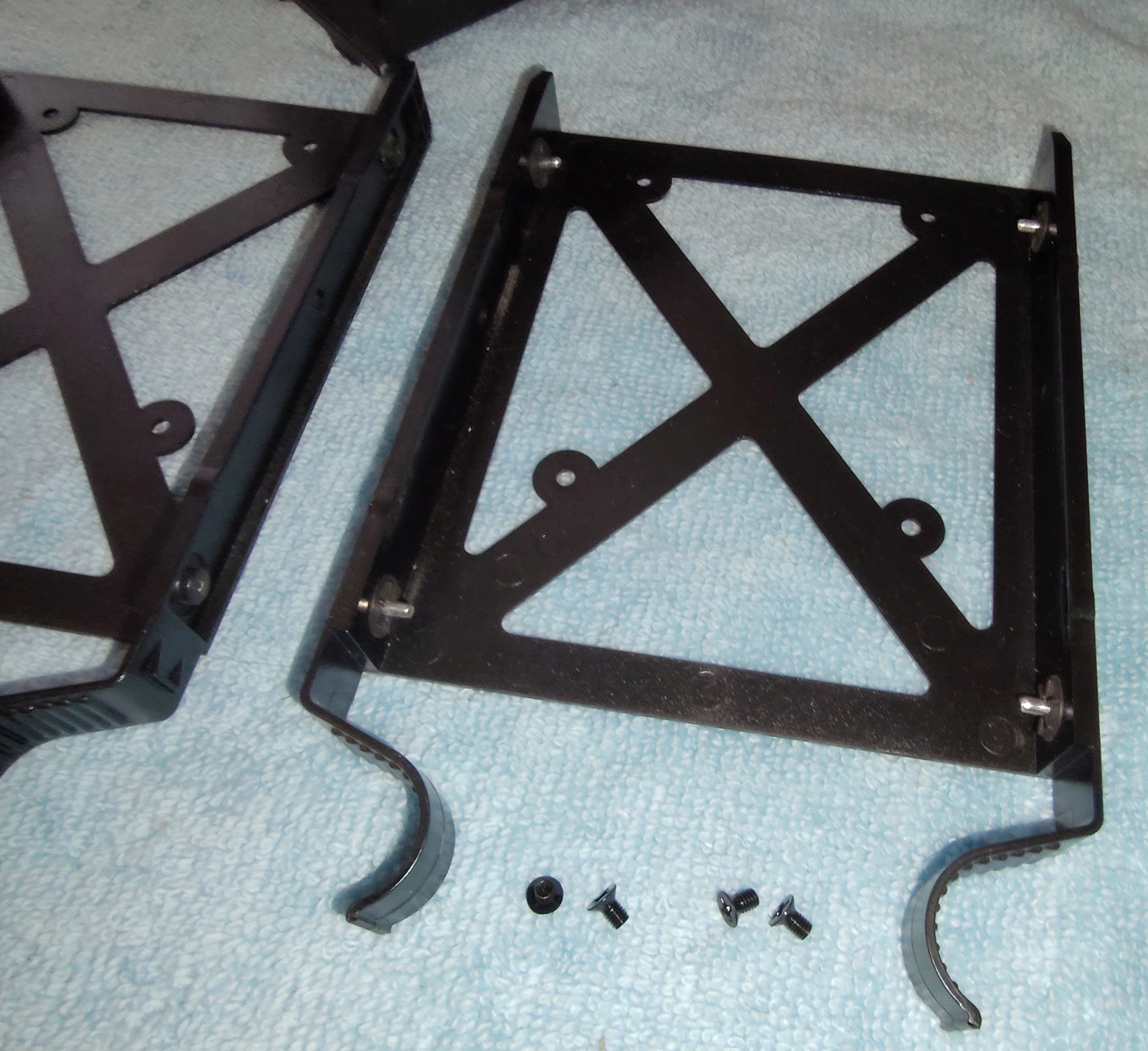 Black Steel 3.5" HDD Hard Disk Drive Bracket Holder 4 Corsair Vengeance C70 Case - Image 4