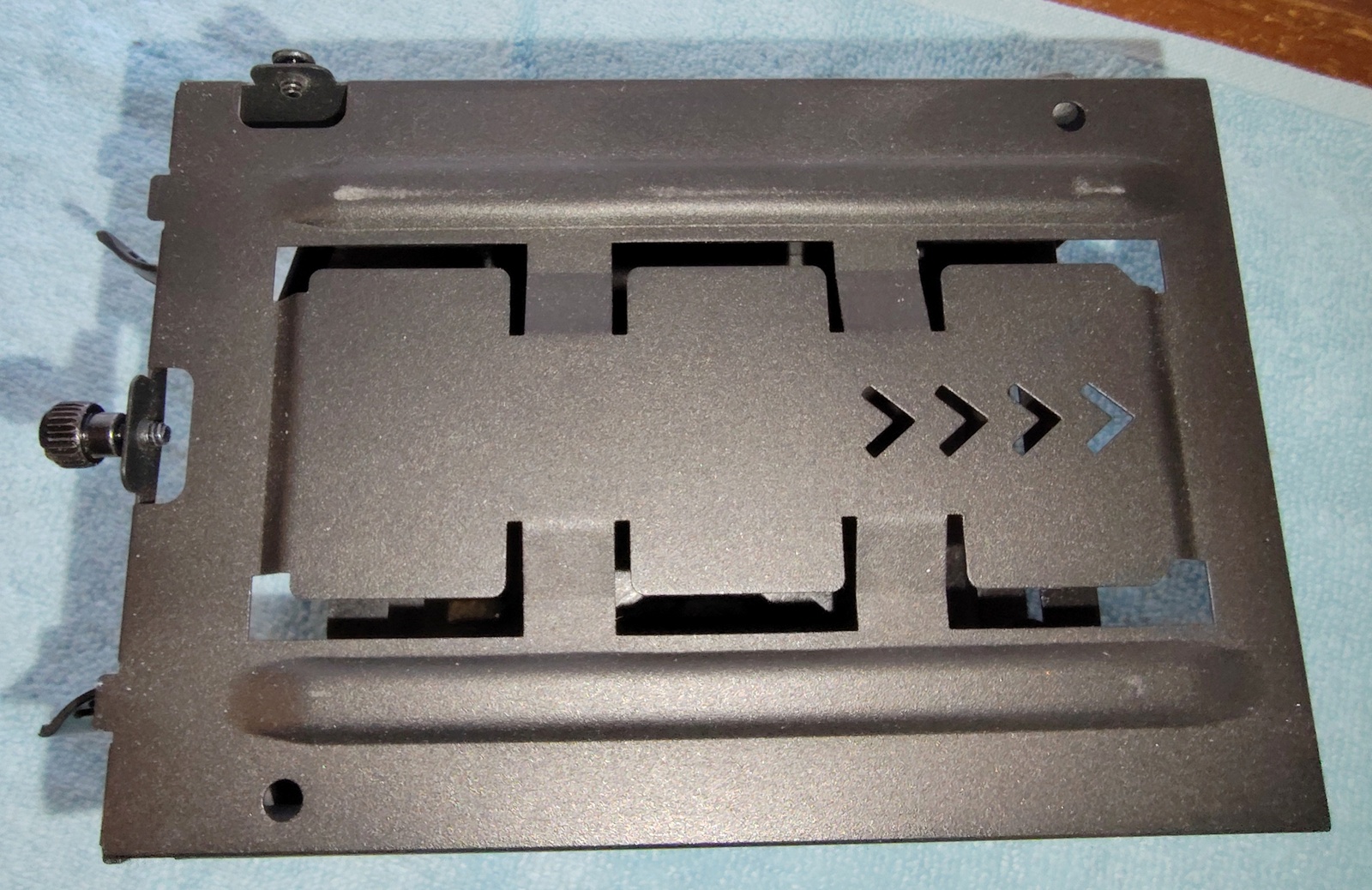 Black Steel 3.5" HDD Hard Disk Drive Bracket Holder 4 Corsair Vengeance C70 Case - Image 8