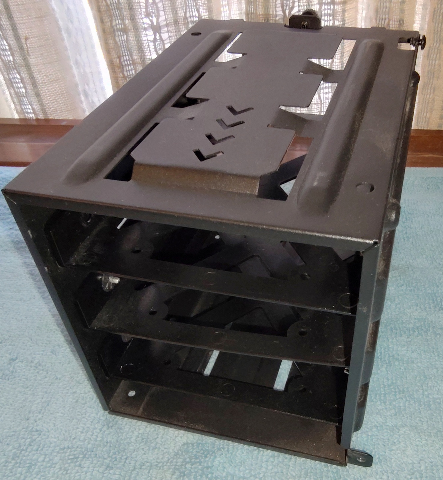 Black Steel 3.5" HDD Hard Disk Drive Bracket Holder 4 Corsair Vengeance C70 Case - Image 9