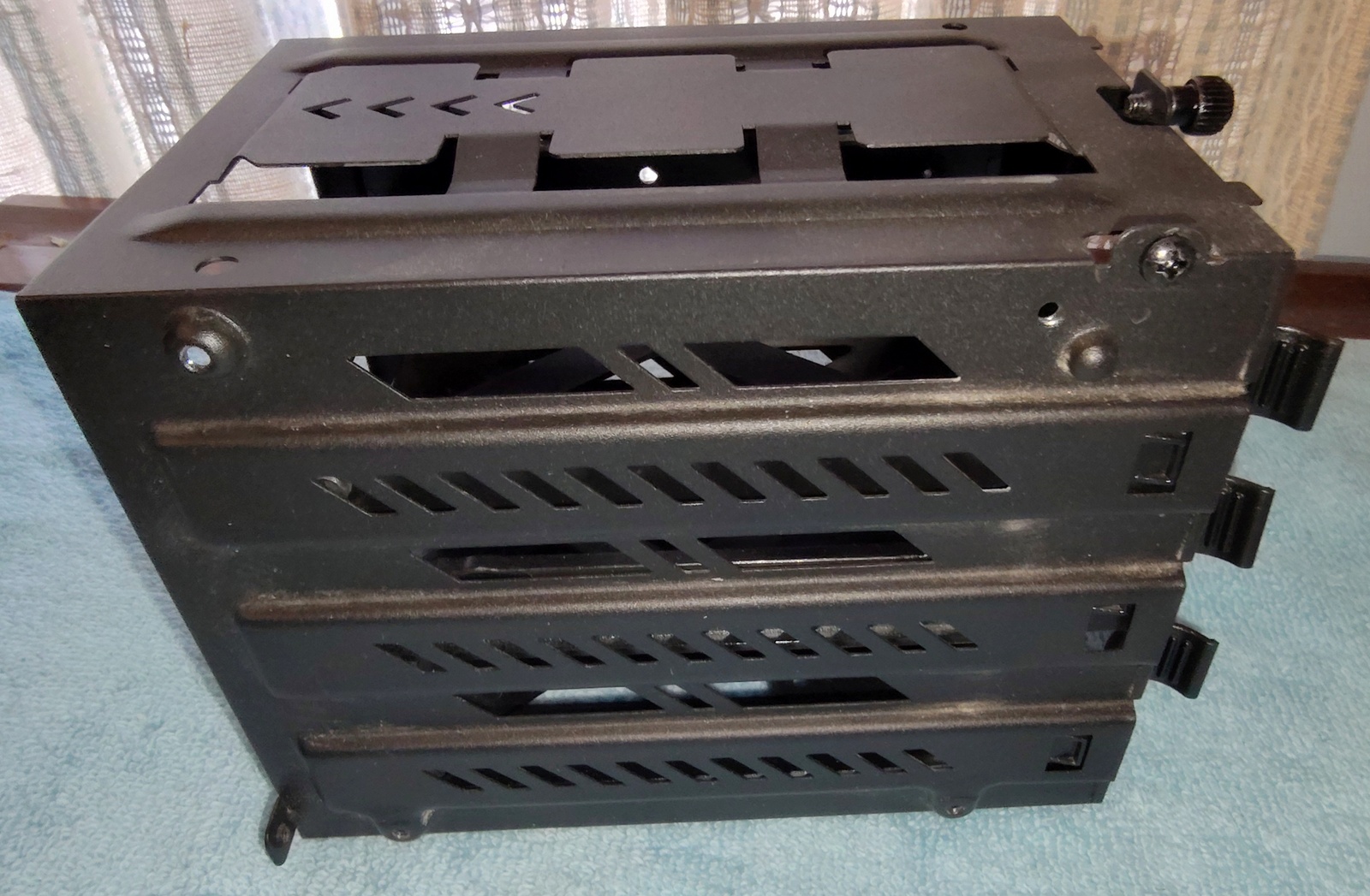 Black Steel 3.5" HDD Hard Disk Drive Bracket Holder 4 Corsair Vengeance C70 Case - Image 10