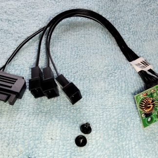 Cooling Fan Speed Controller 4 Fractal Design Node 804 Desktop PC Computer Case