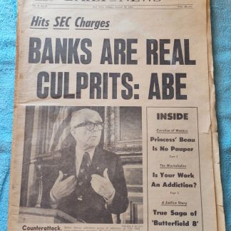 New York Daily News 28 August 1977 New Jersey Sniper Emile Benoist Beame SEC . .