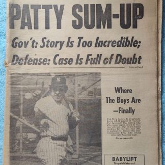 New York Daily News 19 March 1976 Patty Hurst Yogi Berra Toyota Corolla Ad More!