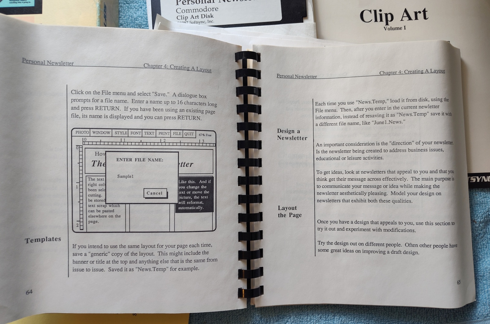 Softsync Personal Newsletter for Commodore 64 128 C64 5.25" Diskettes, Box 1987 - Image 2