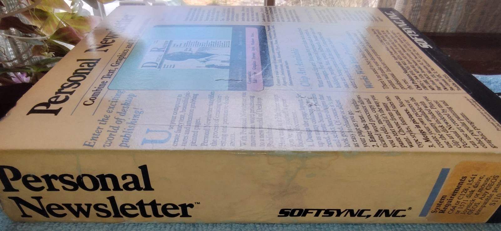 Softsync Personal Newsletter for Commodore 64 128 C64 5.25" Diskettes, Box 1987 - Image 4