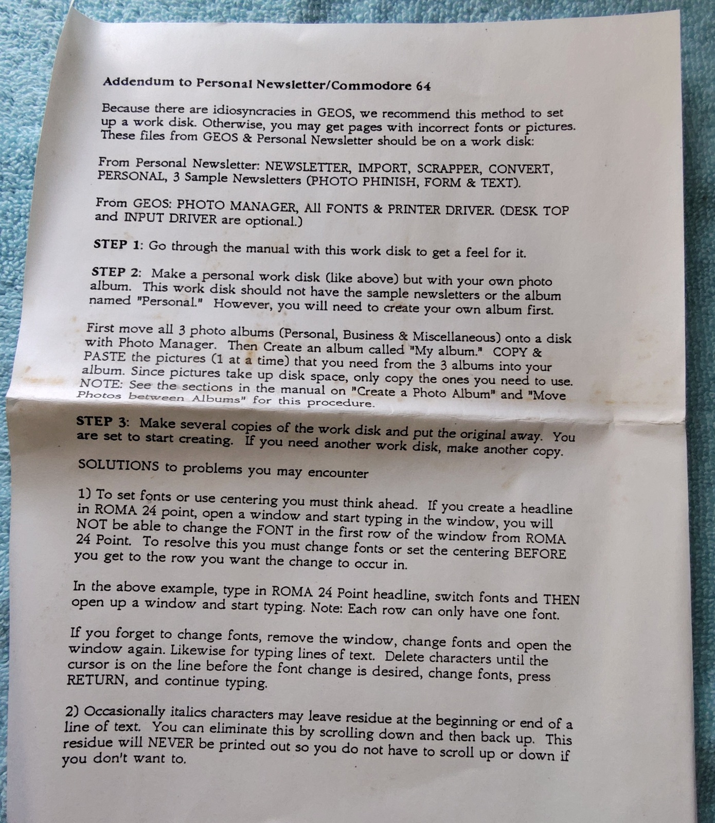 Softsync Personal Newsletter for Commodore 64 128 C64 5.25" Diskettes, Box 1987 - Image 9