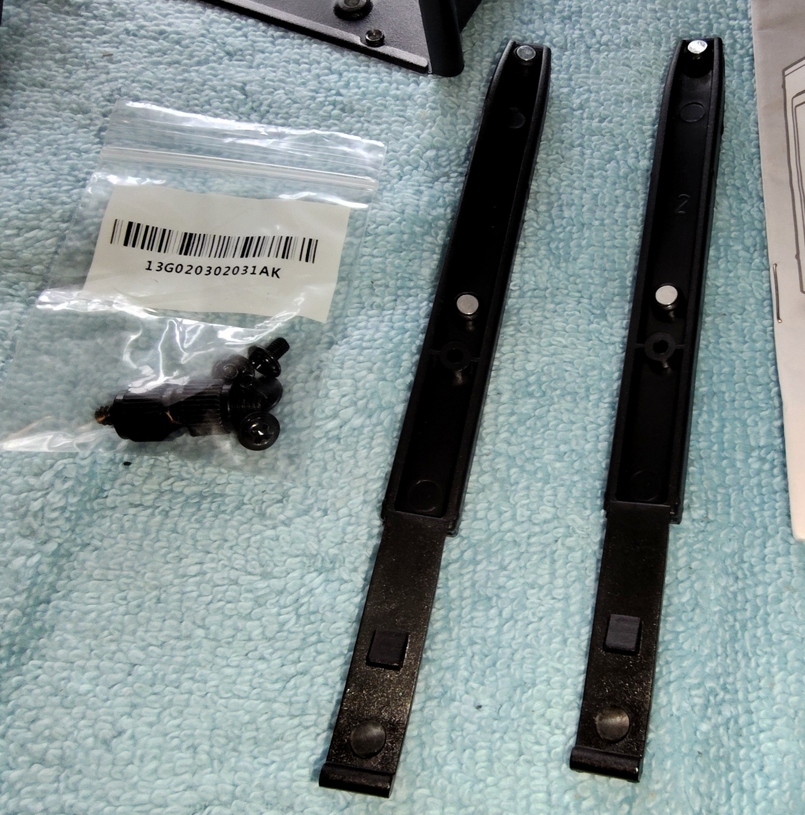 Black 3.5" HDD Hard Disk Drive Bracket Holder 4 Thermaltake Versa H15 w/ Rails - Image 3