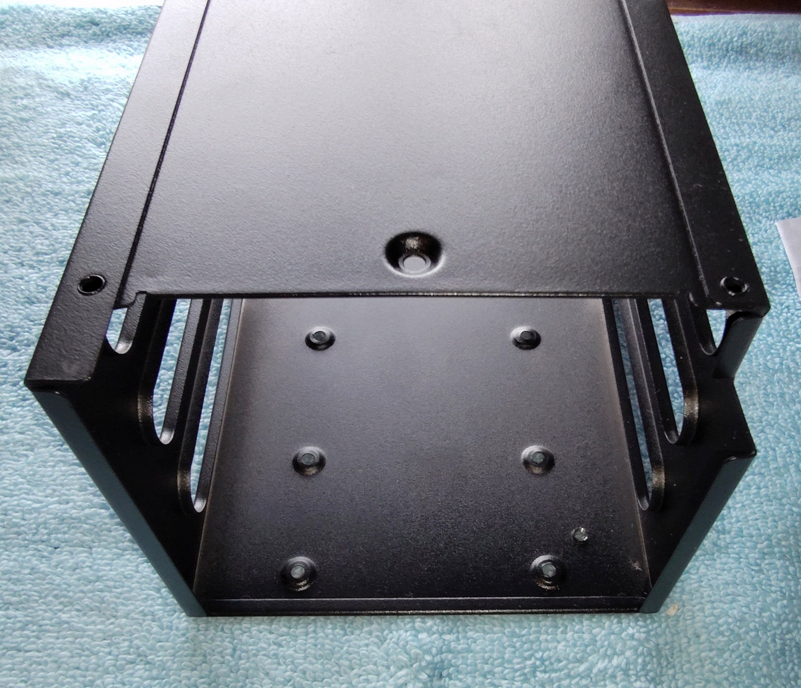 Black 3.5" HDD Hard Disk Drive Bracket Holder 4 Thermaltake Versa H15 w/ Rails - Image 7