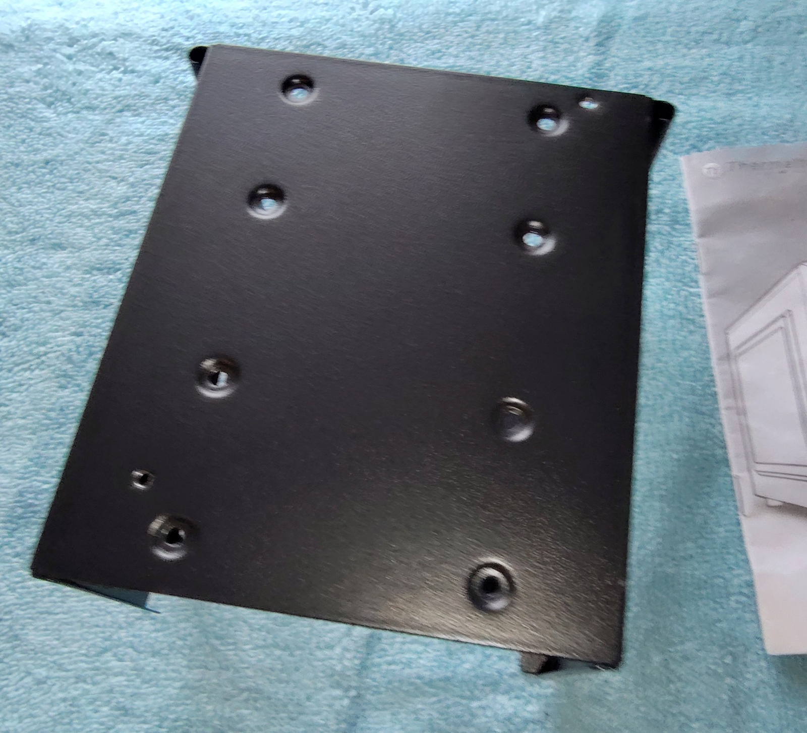 Black 3.5" HDD Hard Disk Drive Bracket Holder 4 Thermaltake Versa H15 w/ Rails - Image 8