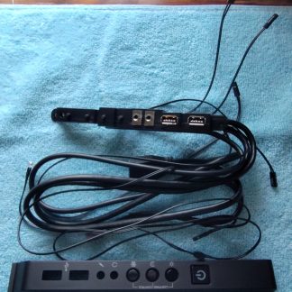 I/O IO Panel USB Audio Power Reset 4 Corsair Crystal 570X RGB Desktop PC Case