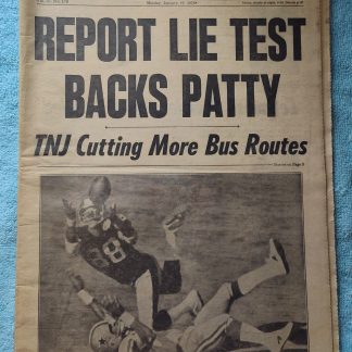 New York Daily News 19 January 1976 Patty Hurst Pittsburgh Steelers Win Super Bowl X