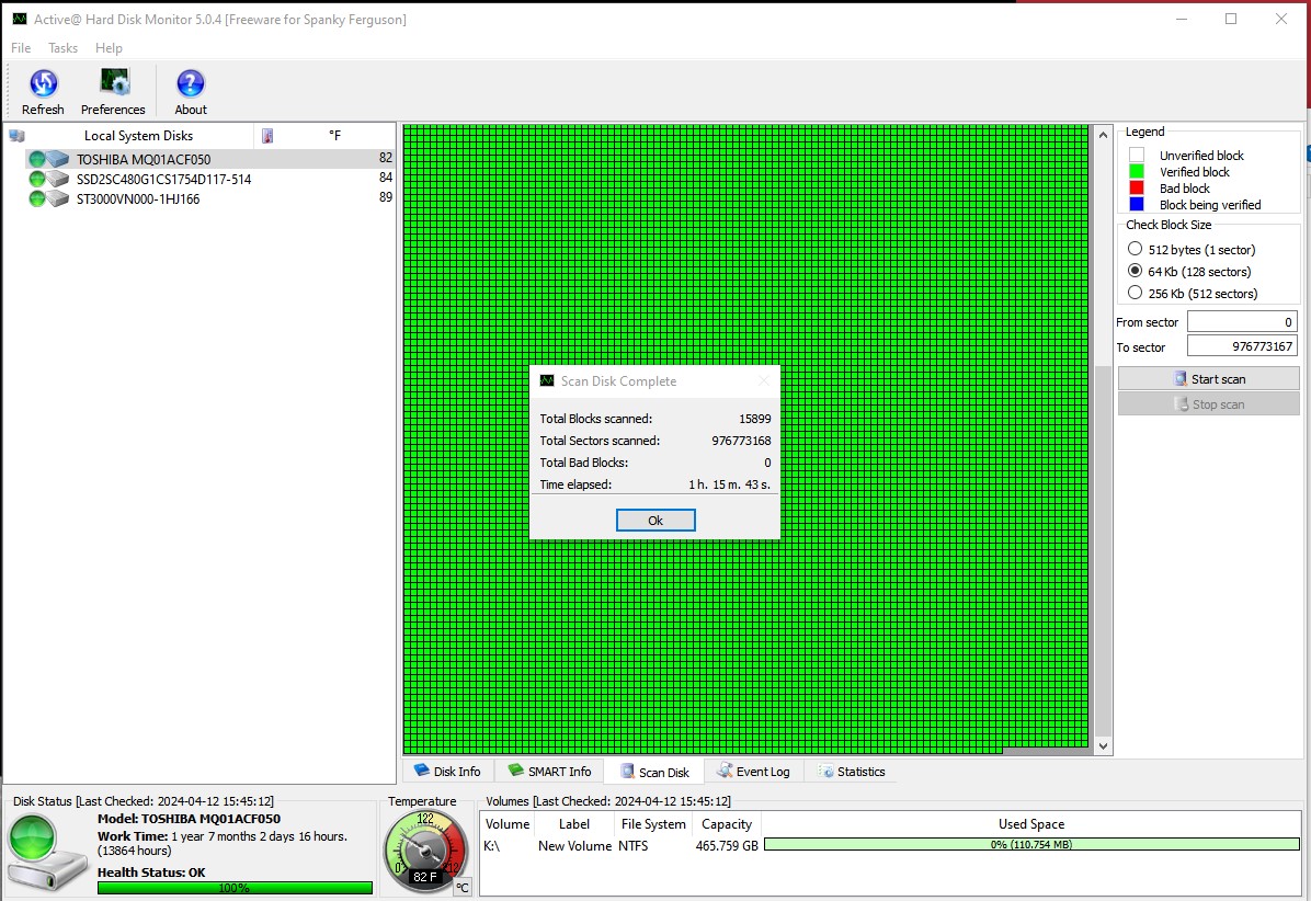 Lot of 5 500GB Notebook Laptop 2.5" SATA Hard Disk Drives Toshiba MQ01ACF050 - Image 13