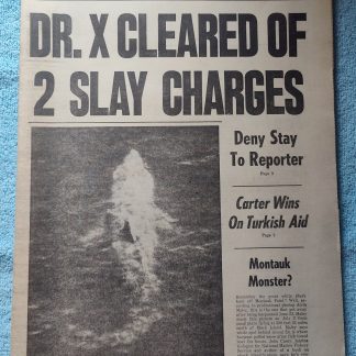 New York Daily News 2 August 1978 Dr. X Cleared Reggie Jackson Christina Onassis