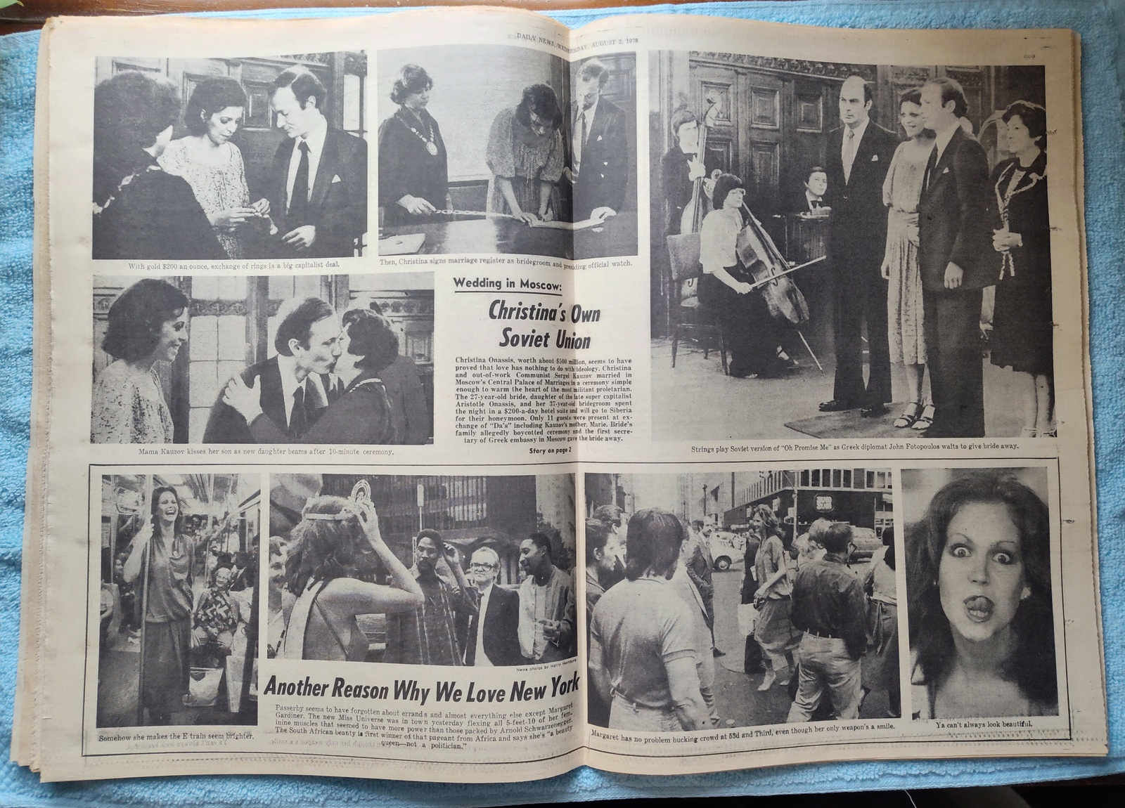 New York Daily News 2 August 1978 Dr. X Cleared Reggie Jackson Christina Onassis - Image 13