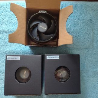Lot of 3 NEW AMD Wraith Stealth CPU Cooler Heatsink Fan for Socket AM5 CPU