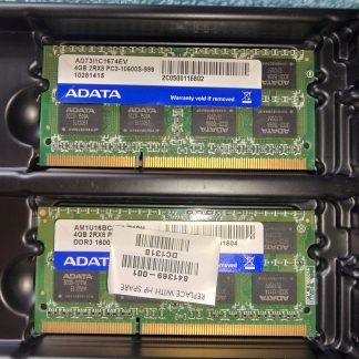 8GB (2 x 4GB) ADATA AD73I1C1674EV AM1U16BC4P2 SODIMM Laptop Memory RAM DDR3 2Rx8