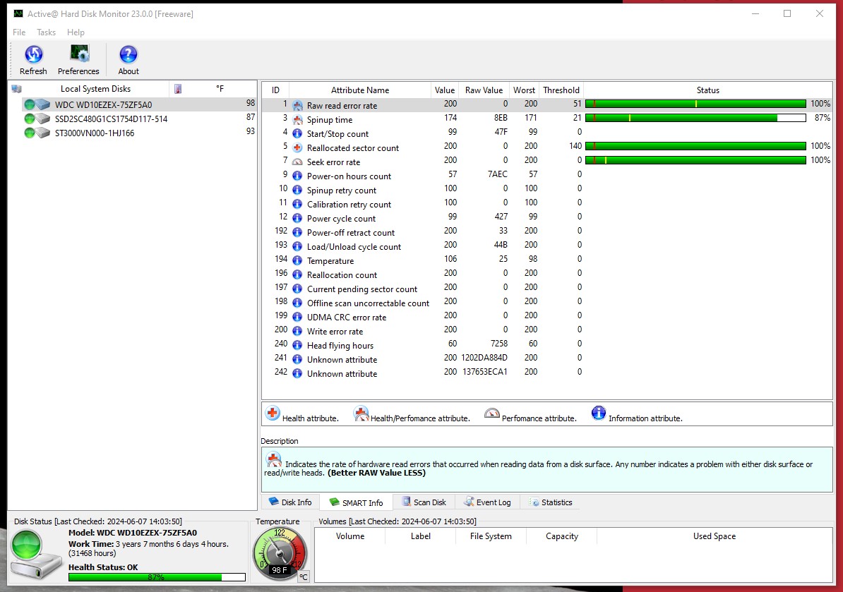 Western Digital WD10EZEX-75ZF5A0 1000GB 1TB 3.5" Desktop Hard Disk Drive WD Blue - Image 5
