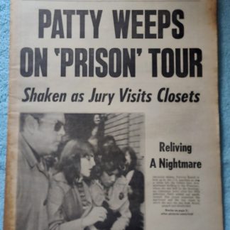 New York Daily News 17 February 1976 Patty Hurst Visits Liberation Army Apt ++