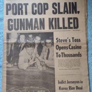 New York Daily News 27 May 1978 Atlantic City Casinos Open Port Cop Slain Yankees