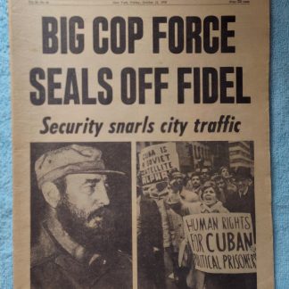 New York Daily News 12 October 1979 Fidel Castro Cuba The Knack World Series +++