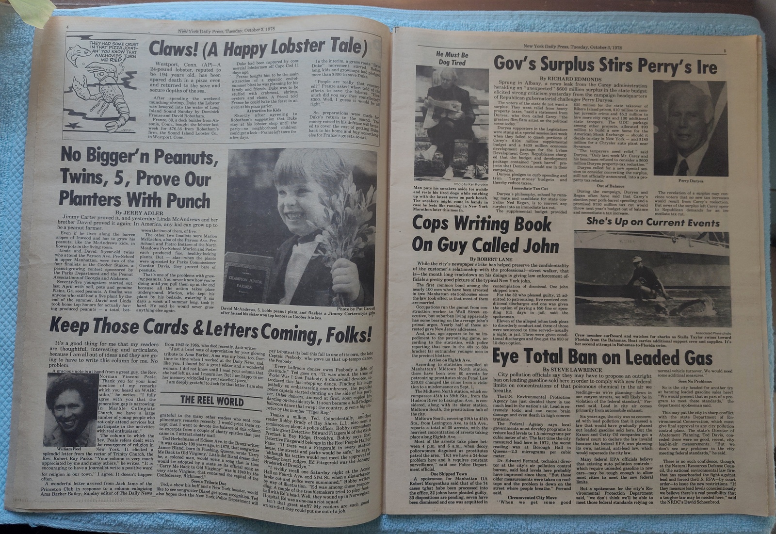 New York Daily Press 3 October 1978 Strike Newspaper Yankees Beat Boston Red Sox - Image 4