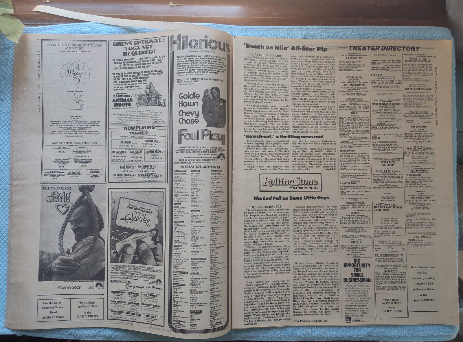 New York Daily Press 3 October 1978 Strike Newspaper Yankees Beat Boston Red Sox - Image 6