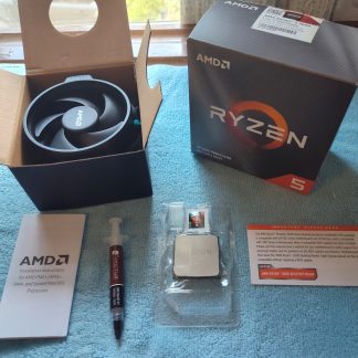 AMD Ryzen 5 3600 CPU Socket AM4 Processor 100-100000031BOX w/ Heatsink Fan Paste