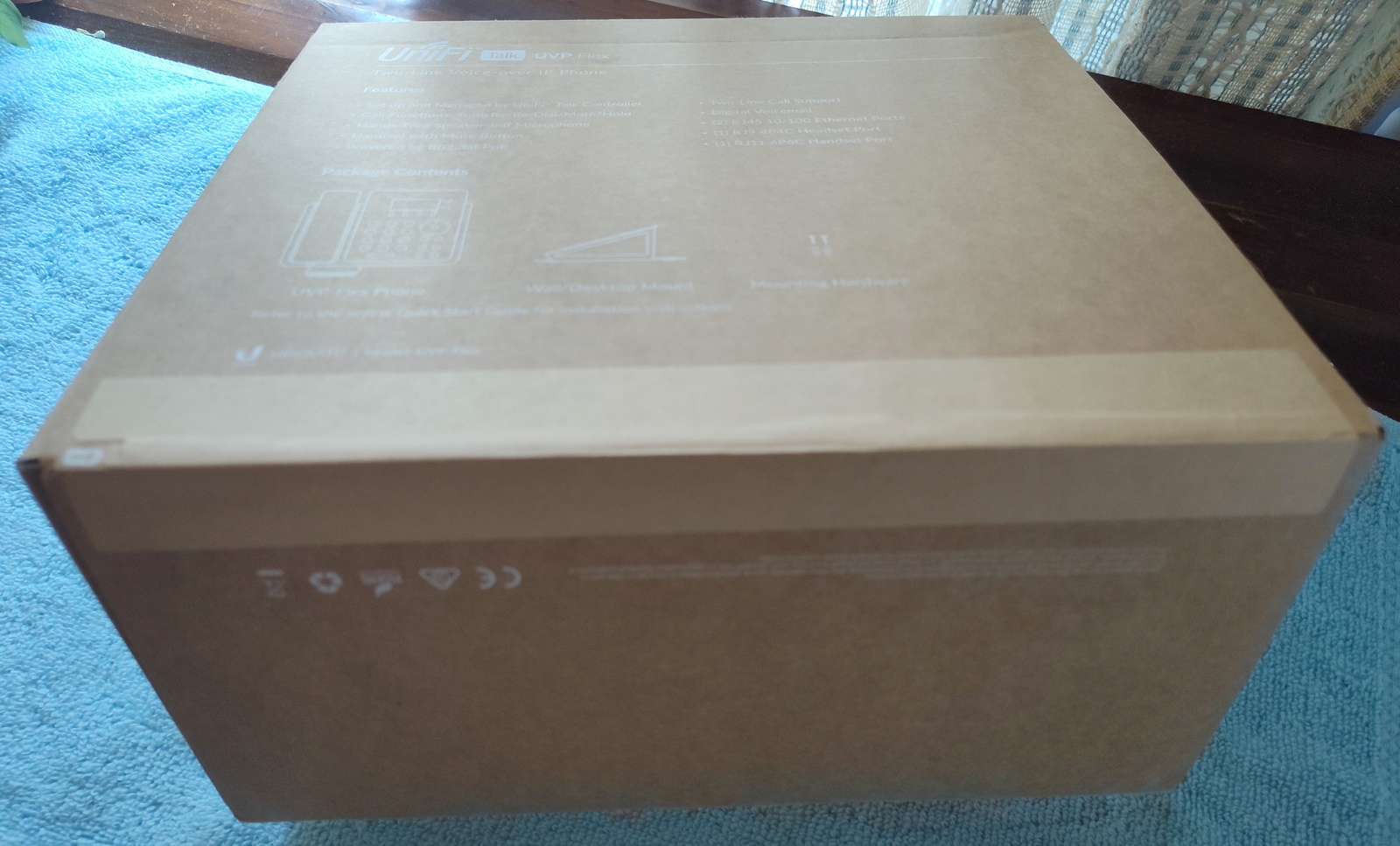 NEW Ubiquiti UI UVP-Flex IP PoE 2-Line Appearance Phone Telephone Unlocked 2021 - Image 3