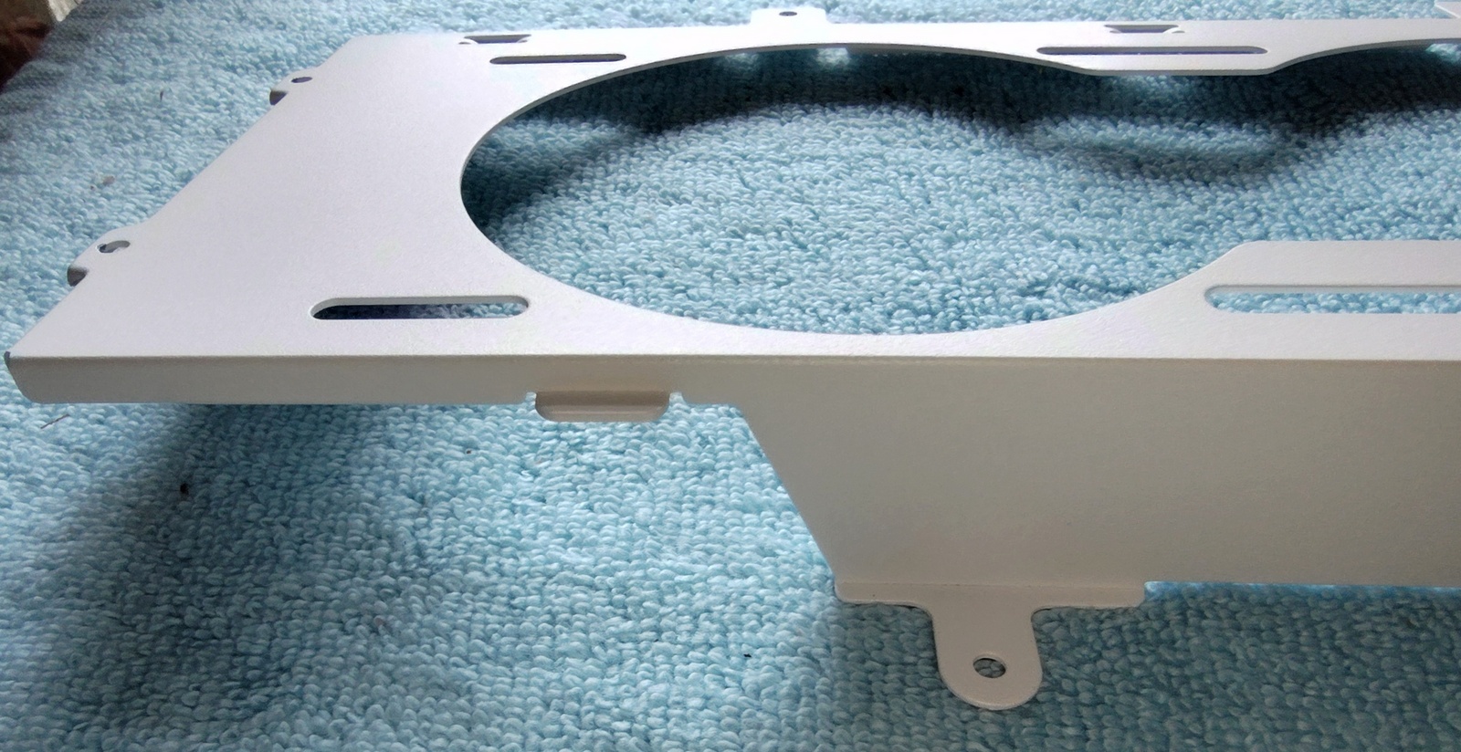 White Side Cooling Fan Bracket Tray Mount for Corsair 5000D 5000X Airflow Cases - Image 6