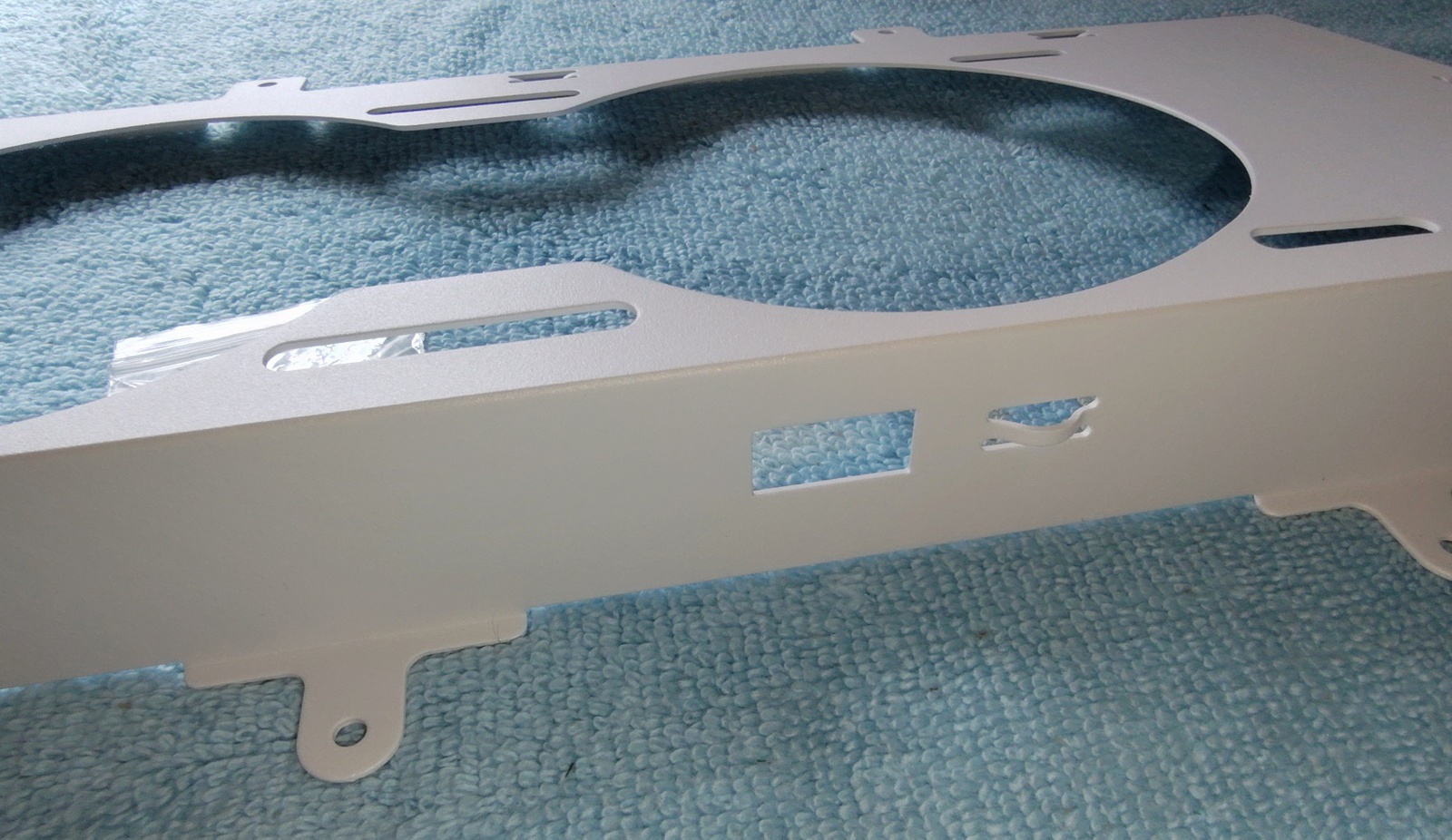 White Side Cooling Fan Bracket Tray Mount for Corsair 5000D 5000X Airflow Cases - Image 7