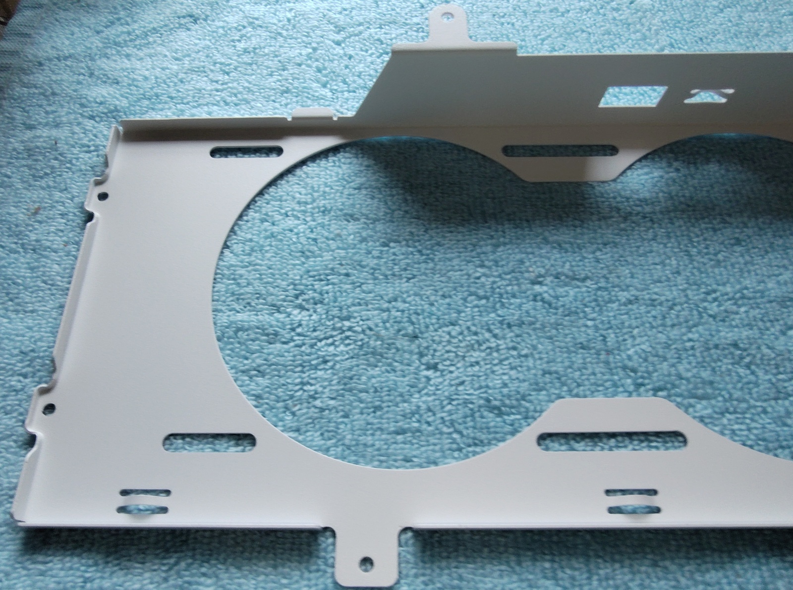 White Side Cooling Fan Bracket Tray Mount for Corsair 5000D 5000X Airflow Cases - Image 10