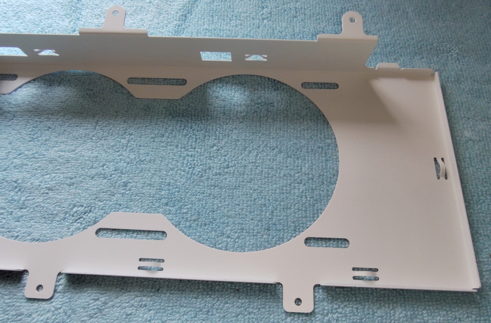 White Side Cooling Fan Bracket Tray Mount for Corsair 5000D 5000X Airflow Cases - Image 11