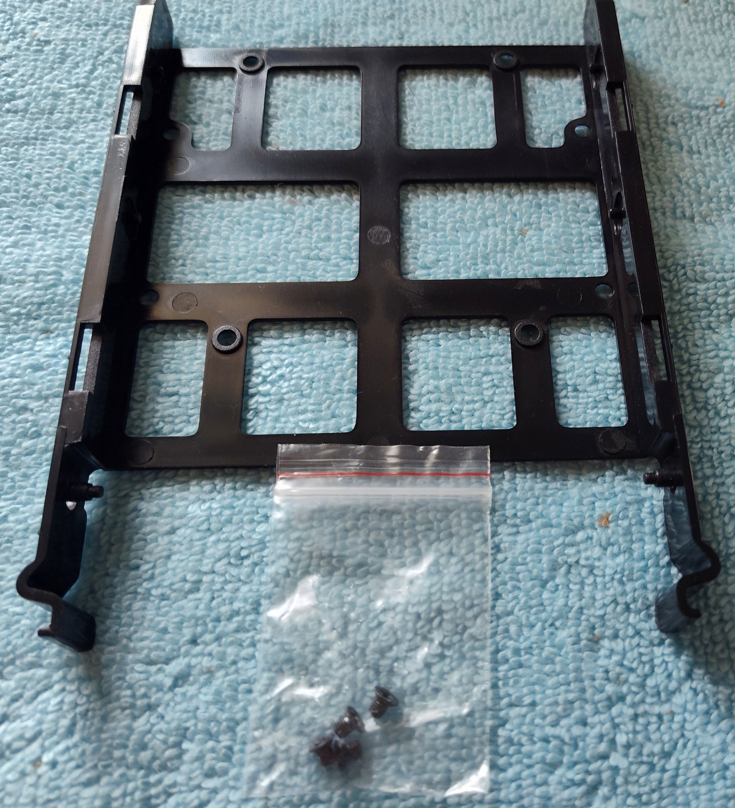 Black 3.5" HDD SSD Hard Disk Drive Bracket Tray Sled for Thermaltake Versa H25