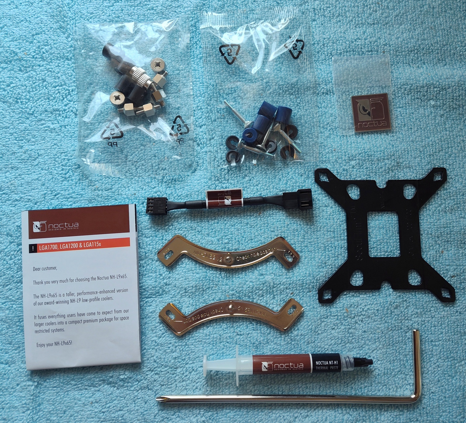 Noctua SecuFirm2 Intel Mounting Bracket Screws Parts for NH-L9x65 CPU Cooler