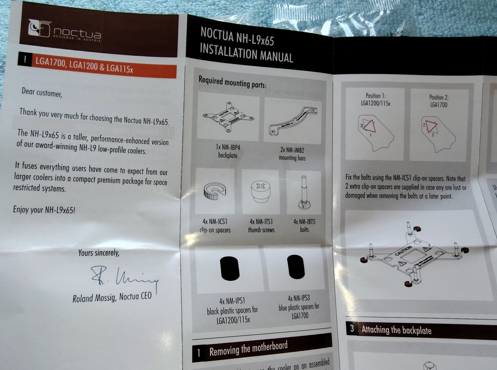 Noctua SecuFirm2 Intel Mounting Bracket Screws Parts for NH-L9x65 CPU Cooler - Image 8