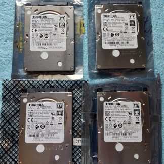 Lot of 4 500GB Notebook Laptop 2.5" SATA Hard Disk Drives Toshiba MQ01ACF050