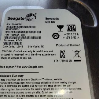 Seagate Barracuda ST500DM002 500GB 19.5mm 3.5" Desktop SATA Hard Disk Drive 2012