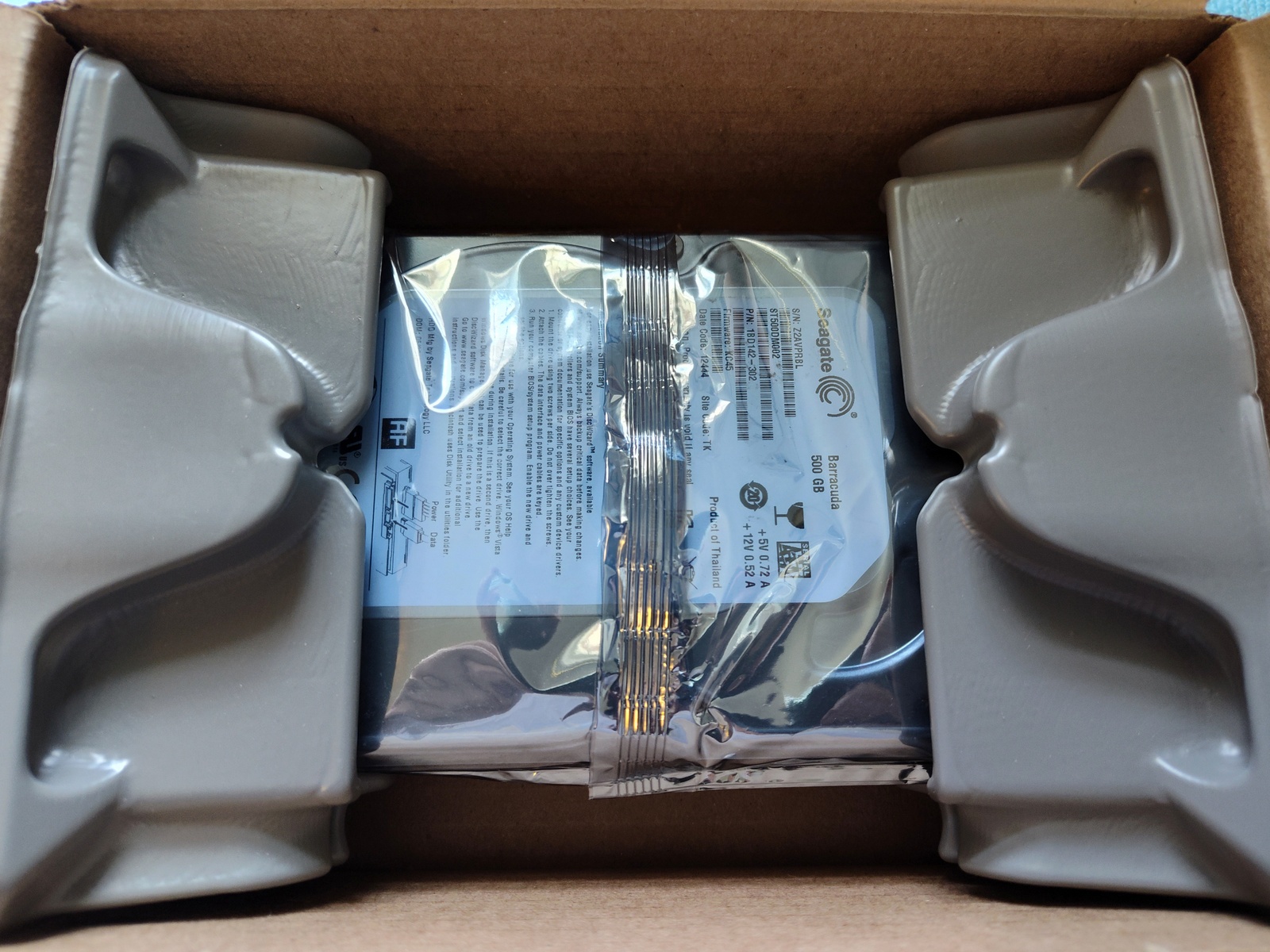 Seagate Barracuda ST500DM002 500GB 19.5mm 3.5" Desktop SATA Hard Disk Drive 2012 - Image 5