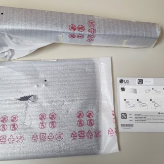 New Open Box Black Metal LG 34BQ77QB Monitor Screen Display Stand Base Holder